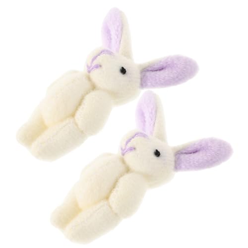 Hohopeti 2 Stück Süße Jointed Kaninchen Plüschtiere Kuschelig Bewegliche Glieder Geburtstags und Osterdeko Vielseitige Hasen Kuscheltiere Partygeschenke von Hohopeti