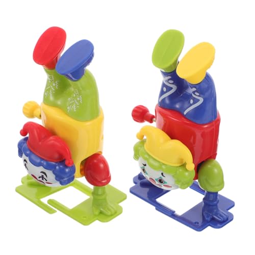 Hohopeti 2 Stück Teiliges Aufziehspielzeug Clown Lustige Tisch Dekoration mit Einfachem Aufziehmechanismus Glatte Oberfläche als Geschenk für Ab Jahren Grün und Blau Hohopeti 2 Stück Teiliges Aufziehspielzeug Clown Lustige Tisch Dekoration mit Einfachem Aufziehmechanismus Glatte Oberfläche als Geschenk für Ab Jahren Grün und Blau von Hohopeti