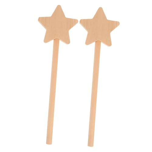Hohopeti 2 Stück Teiliges DIY Holz feenstab zum Bemalen Unvollendete Sternstäbe für Party Deko und Kreatives Malen Handgefertigte Sichere Holzstäbe zum Verzieren und Basteln Hohopeti 2 Stück Teiliges DIY Holz feenstab zum Bemalen Unvollendete Sternstäbe für Party Deko und Kreatives Malen Handgefertigte Sichere Holzstäbe zum Verzieren und Basteln von Hohopeti