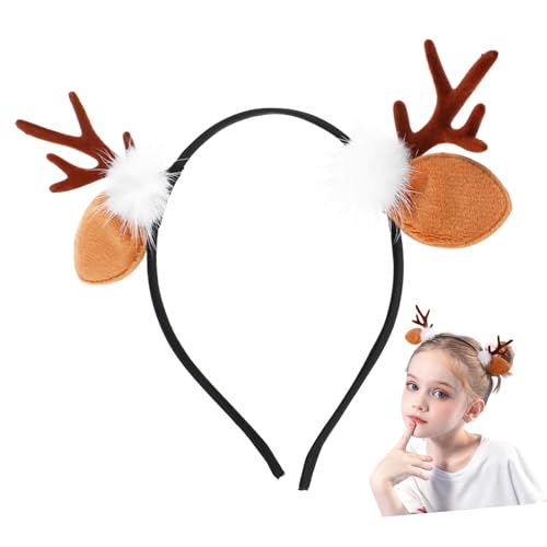 Hohopeti 2 Stück Teiliges Haarreif mit Großen Weihnachtlichen Rentier Geweihen Weich Flockiert Rutschfest Langlebig und Bequem für Party Kostüm Bühne und Cosplay Hohopeti 2 Stück Teiliges Haarreif mit Großen Weihnachtlichen Rentier Geweihen Weich Flockiert Rutschfest Langlebig und Bequem für Party Kostüm Bühne und Cosplay von Hohopeti