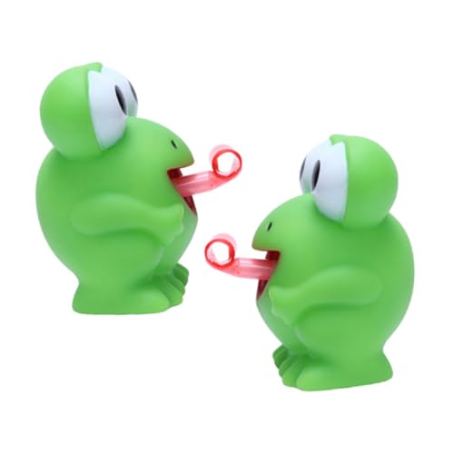 Hohopeti 2 Stück Teiliges Kleines Squeeze Tier Frosch mit Herausgestreckter Lustiges Druckspielzeug zur Stresslinderung Niedliches Party Mitgebsel für Kindergeburtstag und Sensorisches von Hohopeti