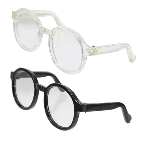 Hohopeti 2 Stück Teiliges Mini Kunststoff Sonnenbrillen Schwarz Transparent für Puppen DIY Accessoires Puppenkleidung Basteln Hohopeti 2 Stück Teiliges Mini Kunststoff Sonnenbrillen Schwarz Transparent für Puppen DIY Accessoires Puppenkleidung Basteln von Hohopeti
