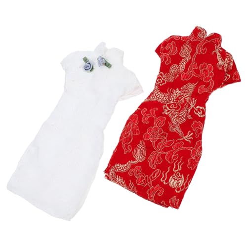 Hohopeti 2 Stück Teiliges Puppen Cheongsam Kleid aus Strapazierfähigem Kompakte Leichte Puppenkleidung mit Lebendigen Farben Einfach an Auszuziehen für Puppen und DIY Zubehör Hohopeti 2 Stück Teiliges Puppen Cheongsam Kleid aus Strapazierfähigem Kompakte Leichte Puppenkleidung mit Lebendigen Farben Einfach an Auszuziehen für Puppen und DIY Zubehör von Hohopeti