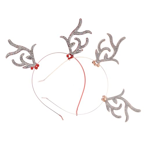 Hohopeti 2 Stück Teiliges Rentier Geweih Haarband Festlicher Stirnband Kopfschmuck mit Strasssteinen Kreative Weihnachts Haarschmuck Requisiten für Party und Karneval Langlebig und Hohopeti 2 Stück Teiliges Rentier Geweih Haarband Festlicher Stirnband Kopfschmuck mit Strasssteinen Kreative Weihnachts Haarschmuck Requisiten für Party und Karneval Langlebig und von Hohopeti