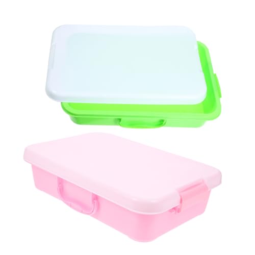 Hohopeti 2 Stück Teiliges Tragbares Sandspielset mit Deckel und Griff Multifunktionale Kunststoff Sandwanne für Mobiles Aufbewahrungsbehältnis für Bastelbedarf und Sandspiele Hohopeti 2 Stück Teiliges Tragbares Sandspielset mit Deckel und Griff Multifunktionale Kunststoff Sandwanne für Mobiles Aufbewahrungsbehältnis für Bastelbedarf und Sandspiele von Hohopeti