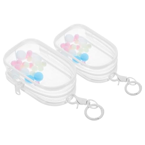Hohopeti 2 Stück Transparente PVC Sammel Display Taschen mit Schlüsselanhänger Versiegelte Mini Puppen Aufbewahrungstaschen für Sammler Staubdichte Schmuck und Spielzeugbeutel Tragbare Hohopeti 2 Stück Transparente PVC Sammel Display Taschen mit Schlüsselanhänger Versiegelte Mini Puppen Aufbewahrungstaschen für Sammler Staubdichte Schmuck und Spielzeugbeutel Tragbare von Hohopeti