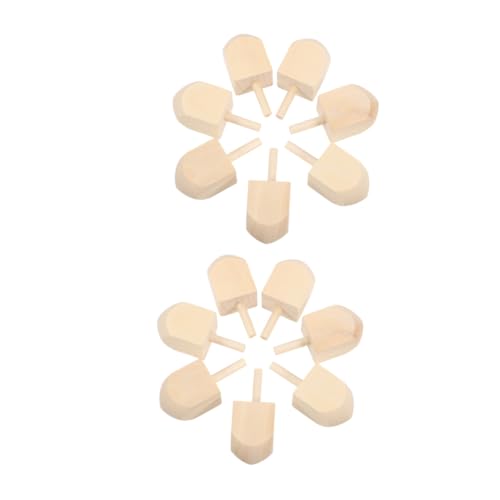 Hohopeti 20 Stück Holz Dreidel Hanukkah Spinnkreisel Unlackiert Natürlicher Rohholzspielzeug Höhe Blanko DIY Bastelset für Erwachsene Festliche Kulturförderung Hohopeti 20 Stück Holz Dreidel Hanukkah Spinnkreisel Unlackiert Natürlicher Rohholzspielzeug Höhe Blanko DIY Bastelset für Erwachsene Festliche Kulturförderung von Hohopeti