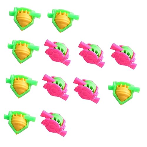 Hohopeti 20 Stück Kreative Pfeifenform Kreiselspielzeuge Bunte für Sicher und Leicht für Drinnen und Draußen Zufällige Farbe Zufällige Farbe von Hohopeti
