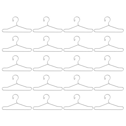 Hohopeti 20 Stück Mini Puppen Kleiderbügel aus Metall Silber Praktische Miniatur Garderobenbügel für Puppenkleider für Puppenhäuser Doll Dress Hanger und Kleiderständer Zubehör Hohopeti 20 Stück Mini Puppen Kleiderbügel aus Metall Silber Praktische Miniatur Garderobenbügel für Puppenkleider für Puppenhäuser Doll Dress Hanger und Kleiderständer Zubehör von Hohopeti