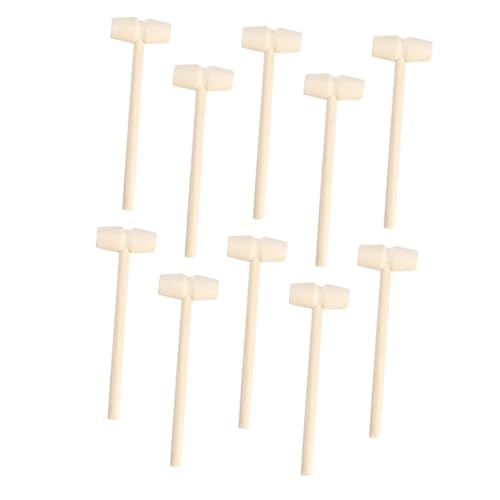 Hohopeti 20 Stück Teiliges Mini Holzhammer Pädagogisches Kinderspielzeug Fördert Hand Auge Koordination Kleines Holzklopfer für Jungen und Mädchen Kreatives Lernspielzeug von Hohopeti
