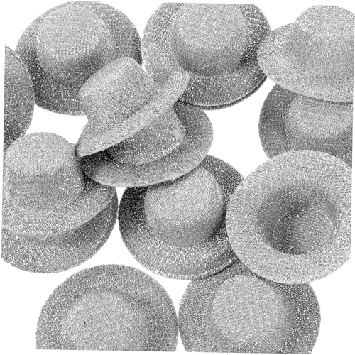 Hohopeti 20 Stück Teiliges Mini Jazz Hüte Silberfarben Filigrane Miniatur-dekohüte für Puppen DIY Bastel-Accessoires Leichte Kleine für Party Puppenhaus-Dekoration Hohopeti 20 Stück Teiliges Mini Jazz Hüte Silberfarben Filigrane Miniatur-dekohüte für Puppen DIY Bastel-Accessoires Leichte Kleine für Party Puppenhaus-Dekoration von Hohopeti