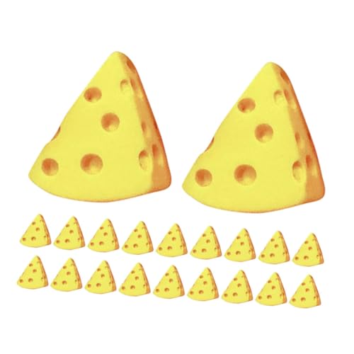 Hohopeti 20 Stück Teiliges Mini Käse aus Realistische Miniature Cheese Modelle für Puppenhaus Detailreiche Küchen Deko Vielseitige Mini Fake Food Figuren für DIY Miniaturküche Hohopeti 20 Stück Teiliges Mini Käse aus Realistische Miniature Cheese Modelle für Puppenhaus Detailreiche Küchen Deko Vielseitige Mini Fake Food Figuren für DIY Miniaturküche von Hohopeti