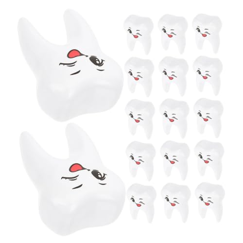 Hohopeti 20 Stück Teiliges Mini zahnmodell aus Sicherem Kunststoff Kinderfreundliches DIY Tragbarem Vielseitigem Design Fördert Kreativität und Fantasie als Partygeschenk von Hohopeti