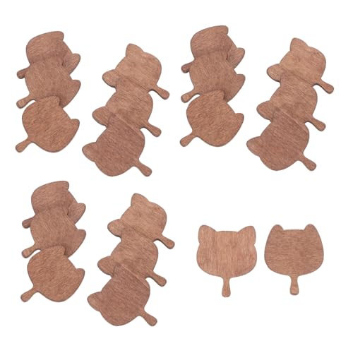 Hohopeti 20 Stück Teiliges Miniatur Dollhouse Küchen Schneidebrett aus Holz Vielseitige Miniatur Küchenaccessoires und Dekorative Tabletts für Spiel Feinsmotorikförderung und von Hohopeti