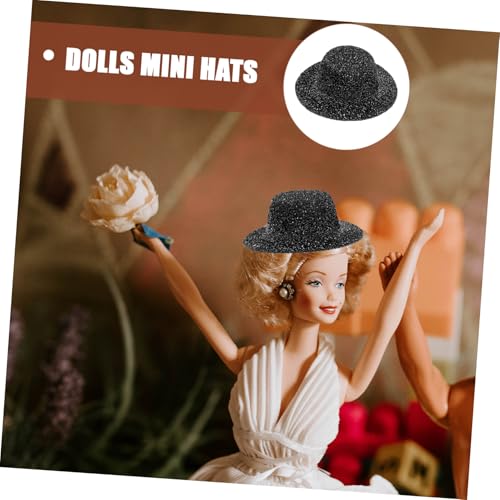 Hohopeti 20 Stück Teiliges Miniatur Jazz Hüte Kleine Puppenhüte für DIY Bastelarbeiten Schwarze Mini Hüte mit Feiner Verarbeitung Vielseitige Dekoration für Puppenhaus und Partyaccessoires Hohopeti 20 Stück Teiliges Miniatur Jazz Hüte Kleine Puppenhüte für DIY Bastelarbeiten Schwarze Mini Hüte mit Feiner Verarbeitung Vielseitige Dekoration für Puppenhaus und Partyaccessoires von Hohopeti