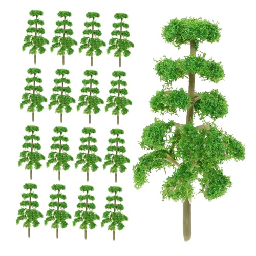 Hohopeti 20 Stück Teiliges Miniaturbäume Realistische Miniaturbäume für Diorama Modelleisenbahn Architektur Bastelbedarf und Mikro landschaftsdekoration Grüne Modellbäume für Sandtisch und Hohopeti 20 Stück Teiliges Miniaturbäume Realistische Miniaturbäume für Diorama Modelleisenbahn Architektur Bastelbedarf und Mikro landschaftsdekoration Grüne Modellbäume für Sandtisch und von Hohopeti