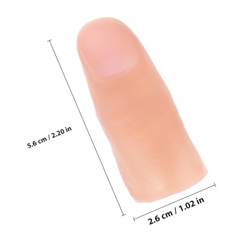 Hohopeti 20 Stück Teiliges Realistische Daumenspitzen Fingerhut Requisiten Elastisch Langlebig Zaubertricks für Bühne Anfänger und Profis von Hohopeti