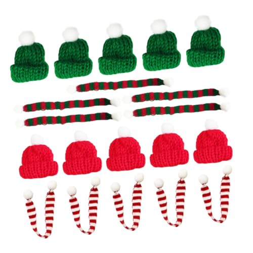 Hohopeti 20 Stück Teiliges Weihnachtsmützen und Schal aus Strick Dekorative Flaschen und Becher Accessoires Bunte DIY Weihnachtsdeko für Shower und Party Detailreiche Handwerksqualität Hohopeti 20 Stück Teiliges Weihnachtsmützen und Schal aus Strick Dekorative Flaschen und Becher Accessoires Bunte DIY Weihnachtsdeko für Shower und Party Detailreiche Handwerksqualität von Hohopeti