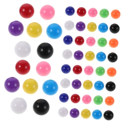 Hohopeti 200 Stück Bunte Spielkugeln für Brettspiele und Matheunterricht Robuste Kunststoffkugeln zum Zählen Sortieren Ersatz für Marmorbahn und Chinesisches Dame Spiel von Hohopeti