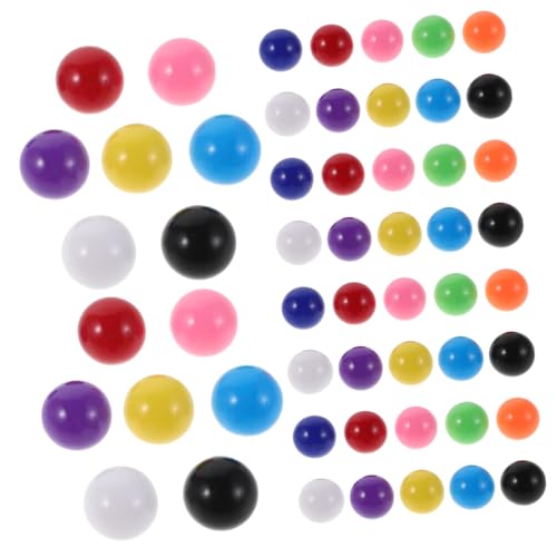 Hohopeti 200 Stück Bunte Spielkugeln für Mathe Lernspielzeug Sortierkugeln für Chinesisches Damespiel und Zählübungen Robuste Kunststoffbälle für Bildungszwecke und Kognitive von Hohopeti