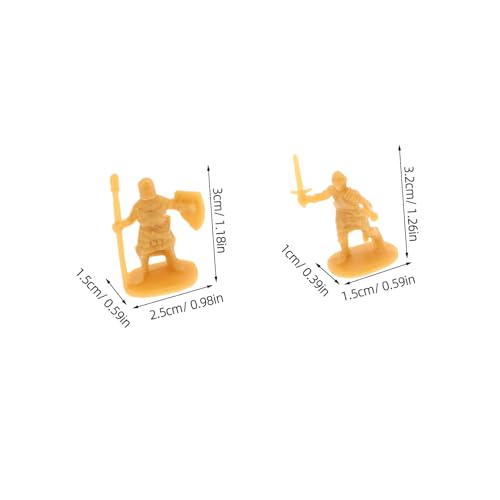 Hohopeti 200 Stück Mini Mittelalterliche Soldaten Spielfiguren aus Robustem Kunststoff Detailreiche Miniatur-menschenfiguren für Sammler Rollenspiele Dekoration und Bildung Hohopeti 200 Stück Mini Mittelalterliche Soldaten Spielfiguren aus Robustem Kunststoff Detailreiche Miniatur-menschenfiguren für Sammler Rollenspiele Dekoration und Bildung von Hohopeti