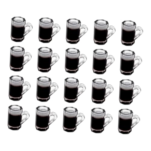Hohopeti 20Stücke Bierkrüge für Puppenhäuser Realistische Deko Tassen Hochwertiges Zubehör für Ornamente und Bastelprojekte Zufällige Farben für Kreative Hohopeti 20Stücke Bierkrüge für Puppenhäuser Realistische Deko Tassen Hochwertiges Zubehör für Ornamente und Bastelprojekte Zufällige Farben für Kreative von Hohopeti