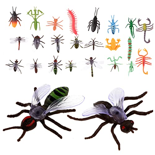 Hohopeti 22pcs Künstliche Miniaturinsektenmodell Kinder Interessant Insektenspielzeug Miniatur Lifelike Insektenmodell Hohopeti 22pcs Künstliche Miniaturinsektenmodell Kinder Interessant Insektenspielzeug Miniatur Lifelike Insektenmodell von Hohopeti