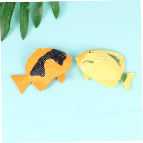 Hohopeti 24 Stück Teiliges Meerestiere Modellspielzeug aus Realistische Fische mit Tropischen Fischen und Goldfischen Pädagogisches Lernspielzeug für Vorschulkinder Miniatur Meerestier von Hohopeti