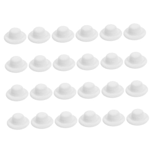 Hohopeti 24 Stück Teiliges Mini Filzhüte Mini Top Hats aus Filz für Basteln Puppenaccessoires und Partydekorationen Kleine Robuste Minihüte für DIY Weihnachts Geburtstagsfeiern von Hohopeti