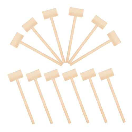 Hohopeti 24 Stück Teiliges Mini Holzhammer aus Ergonomisch Klein Robust für Kinderhand zum Schokoladenbrechen Bastelwerkzeug und Partyspielzubehör Hohopeti 24 Stück Teiliges Mini Holzhammer aus Ergonomisch Klein Robust für Kinderhand zum Schokoladenbrechen Bastelwerkzeug und Partyspielzubehör von Hohopeti