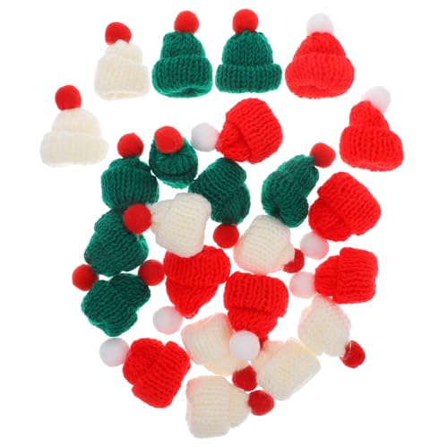 Hohopeti 24 Stück Teiliges Mini Weihnachtsmützen aus Weichem Dehnbarem Material für DIY Bastelprojekte Bunte Mini Hüte als Weihnachtsdeko für Flaschen Tassen und Christbaumschmuck Hohopeti 24 Stück Teiliges Mini Weihnachtsmützen aus Weichem Dehnbarem Material für DIY Bastelprojekte Bunte Mini Hüte als Weihnachtsdeko für Flaschen Tassen und Christbaumschmuck von Hohopeti