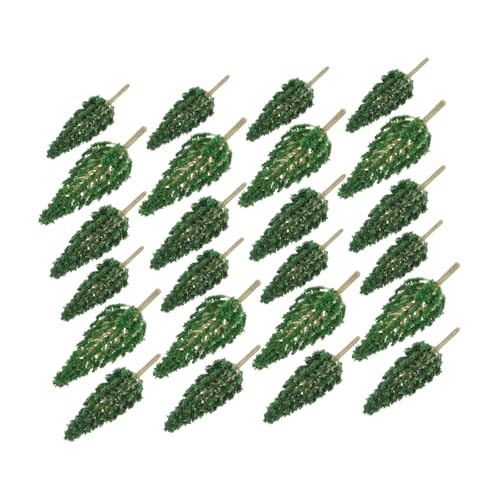 Hohopeti 24 Stück Teiliges Miniatur Modellbäume für Basteln Realistische Kunststoffbäume in Langlebig und Detailreich für DIY Mikro Landschaftsdekoration und Architekturmodelle Hohopeti 24 Stück Teiliges Miniatur Modellbäume für Basteln Realistische Kunststoffbäume in Langlebig und Detailreich für DIY Mikro Landschaftsdekoration und Architekturmodelle von Hohopeti