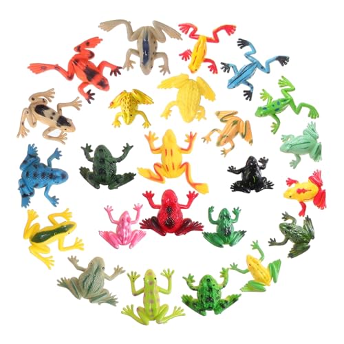Hohopeti 24 Stück Teiliges Realistische Frosch Figuren Mini Tierfiguren für Pädagogische Regenwald Dekoration für Garten Aquarium und Geburtstagsfeiern Hohopeti 24 Stück Teiliges Realistische Frosch Figuren Mini Tierfiguren für Pädagogische Regenwald Dekoration für Garten Aquarium und Geburtstagsfeiern von Hohopeti