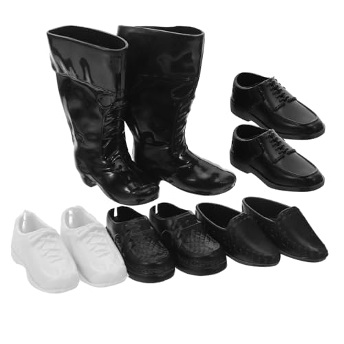 Hohopeti 25 Paare Puppenschuhe Männer Maßstab Mini Stiefel Für Puppen Realistische Kunststoff Schuhe Leicht An Ausziehbar Für Puppenhaus Und Rollenspiele Hohopeti 25 Paare Puppenschuhe Männer Maßstab Mini Stiefel Für Puppen Realistische Kunststoff Schuhe Leicht An Ausziehbar Für Puppenhaus Und Rollenspiele von Hohopeti