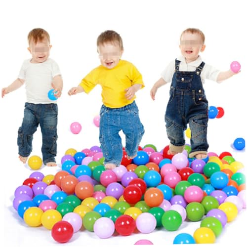 Hohopeti 25 Stück Bunte Plastik Bälle für Große Spielbälle für Bällchenbad Spielzelt und Pool Lustiges Babyspielzeug in Zufälligen Farben ohne Geruch Hohopeti 25 Stück Bunte Plastik Bälle für Große Spielbälle für Bällchenbad Spielzelt und Pool Lustiges Babyspielzeug in Zufälligen Farben ohne Geruch von Hohopeti