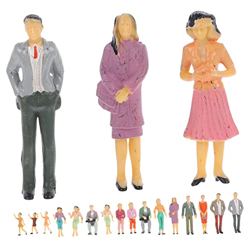 Hohopeti 26Stücke Teiliges Miniaturfiguren für Puppenhaus Hochwertige Menschenmodelle für Sandtischspielzeug Detaillierte und Langlebige Mini Personen Hohopeti 26Stücke Teiliges Miniaturfiguren für Puppenhaus Hochwertige Menschenmodelle für Sandtischspielzeug Detaillierte und Langlebige Mini Personen von Hohopeti