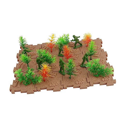 Hohopeti 2Sätze Militärmodell Für Statisches Montage Mit Soldaten Pflanzen Und Gras Handwerksgeschenk Für Kreative Spielstunden von Hohopeti