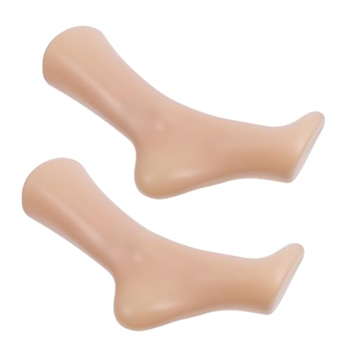 Hohopeti Feuchtigkeitsspendende Socken Zehentopper Für Damen Fußform Sockenständer Schaufensterpuppenfuß Aus Kunststoff Für Schmuck von Hohopeti