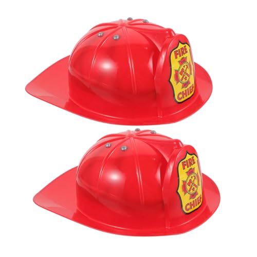 Hohopeti Realistischer Feuerwehrhelm Für Jungen Und Mädchen Feuerwehrpartyhut Robuster Feuerwehrmann-kostümhelm Aus Kunststoff Hohopeti Realistischer Feuerwehrhelm Für Jungen Und Mädchen Feuerwehrpartyhut Robuster Feuerwehrmann-kostümhelm Aus Kunststoff von Hohopeti