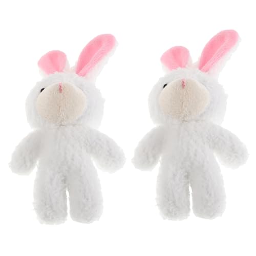 Hohopeti 2Stücke Mini Plüsch Hase Puppen Realistische und Weiche Stofftiere für Puppenhäuser für Kreatives und Sichere Unterhaltung Hohopeti 2Stücke Mini Plüsch Hase Puppen Realistische und Weiche Stofftiere für Puppenhäuser für Kreatives und Sichere Unterhaltung von Hohopeti