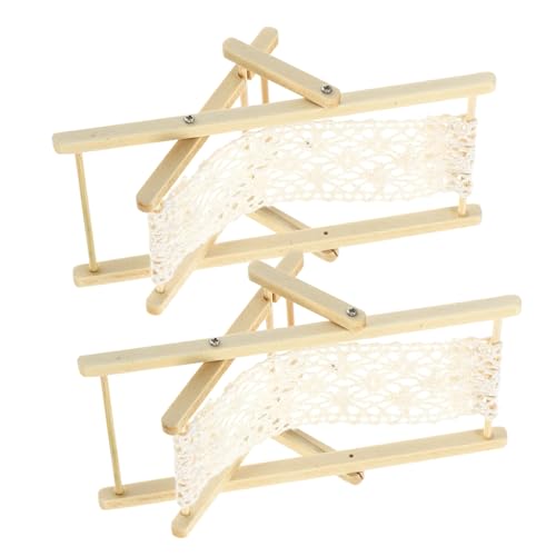 Hohopeti 2Stücke Miniatur Loungesessel Strandstuhl Modell für Puppenhaus Hochsimulierte Mini Dekoration für Kinderzimmer Einfache Handhabung als Deko für Mikrolandschaften von Hohopeti