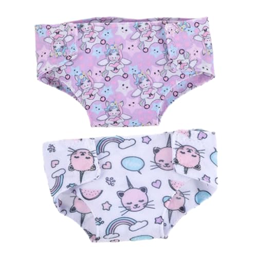 Hohopeti 2Stücke Puppenunterwäsche für Puppen Lustige Puppenkleidung für Rollenspiele und Kreative Spielideen für Puppenliebhaber Zufällige Designs Hohopeti 2Stücke Puppenunterwäsche für Puppen Lustige Puppenkleidung für Rollenspiele und Kreative Spielideen für Puppenliebhaber Zufällige Designs von Hohopeti