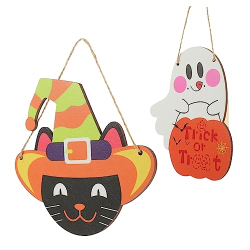 Hohopeti 2pcs Halloween Türschild Halloween Dekorative Prop von Hohopeti