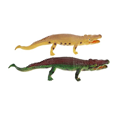 Hohopeti 2st Krokodil Spielzeug Pädagogisches Spielzeug Wild Lebende Figur Schreiendes Modellspielzeug Nachahmung Krokodil-Modell Krokodil-modellspielzeug Groß Plastik Dekorationen Kind Hohopeti 2st Krokodil Spielzeug Pädagogisches Spielzeug Wild Lebende Figur Schreiendes Modellspielzeug Nachahmung Krokodil-Modell Krokodil-modellspielzeug Groß Plastik Dekorationen Kind von Hohopeti