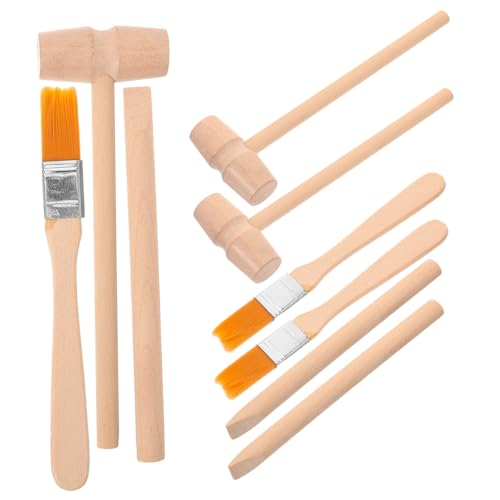 Hohopeti 3 Sätze Archäologische Ausgrabungswerkzeuge Holzhammer Meißel Pinsel Grabwerkzeug Lernspielzeug zum Ausgraben von Edelsteinen und Kristallen Kreatives Entdeckungsspiel Hohopeti 3 Sätze Archäologische Ausgrabungswerkzeuge Holzhammer Meißel Pinsel Grabwerkzeug Lernspielzeug zum Ausgraben von Edelsteinen und Kristallen Kreatives Entdeckungsspiel von Hohopeti