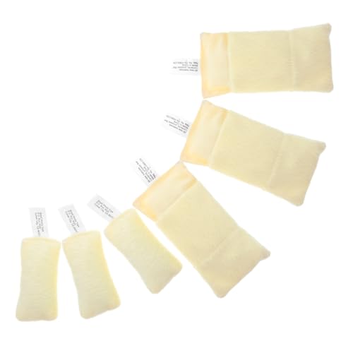 Hohopeti 3 Sätze Mini Puppenbettwäsche Set mit Weichen Baumwoll Schlafsäcken und Kissen Vielseitig Einsetzbar für Verschiedene Puppengrößen Realistische Miniatur Bettdeko für Puppenhaus von Hohopeti