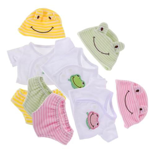 Hohopeti 3 Sätze Teiliges Outfit mit Shirts Hosen für Puppen Kreatives DIY Zubehör für Puppen Hohopeti 3 Sätze Teiliges Outfit mit Shirts Hosen für Puppen Kreatives DIY Zubehör für Puppen von Hohopeti