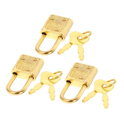 Hohopeti 3 Satz Teiliges Vorhängeschlösser für Schatztruhe Leichte Padlocks Sichere Aufbewahrungsbox Verschlüsse für Piraten Spielzeugbox Kindergeburtstag und Schmuckkästchen Hohopeti 3 Satz Teiliges Vorhängeschlösser für Schatztruhe Leichte Padlocks Sichere Aufbewahrungsbox Verschlüsse für Piraten Spielzeugbox Kindergeburtstag und Schmuckkästchen von Hohopeti