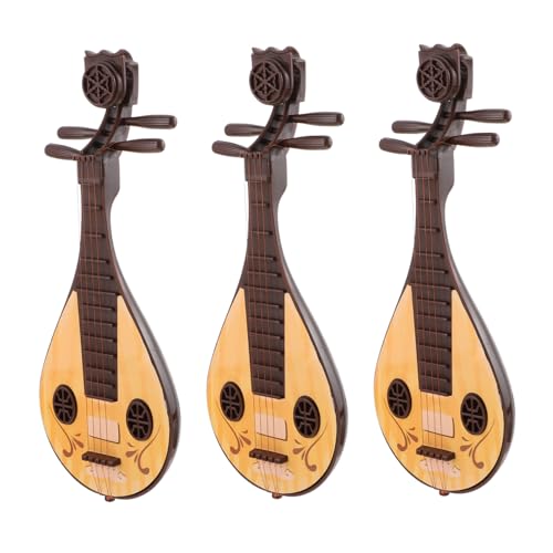 Hohopeti 3 Stück Miniatur Chinesische Pipa Modell Klassisches Musikinstrument Imitation Puppenhaus Dekoration Miniaturspielzeug Zubehör Hohopeti 3 Stück Miniatur Chinesische Pipa Modell Klassisches Musikinstrument Imitation Puppenhaus Dekoration Miniaturspielzeug Zubehör von Hohopeti