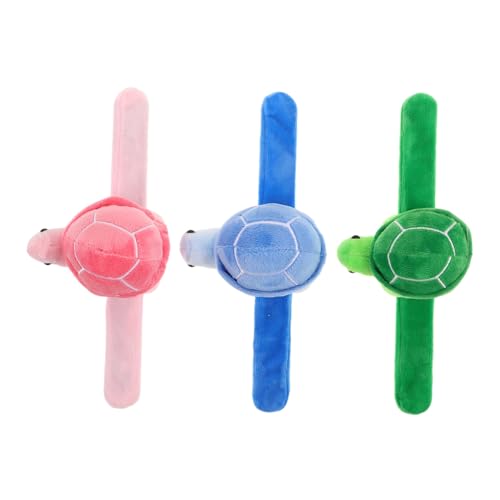Hohopeti 3 Stück Schildkrötenarmband Animal-Slap-Armband Stofftier -Slap -Armband Kinderpartyspielzeug Schlagarmband für Tierarmband Animal Slap Armbänder Tierarmbänder kurzer Plüsch Hohopeti 3 Stück Schildkrötenarmband Animal-Slap-Armband Stofftier -Slap -Armband Kinderpartyspielzeug Schlagarmband für Tierarmband Animal Slap Armbänder Tierarmbänder kurzer Plüsch von Hohopeti